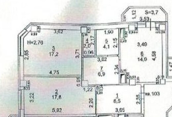 
  Продается 2-комн. квартира 71.4 м². Фото 13.