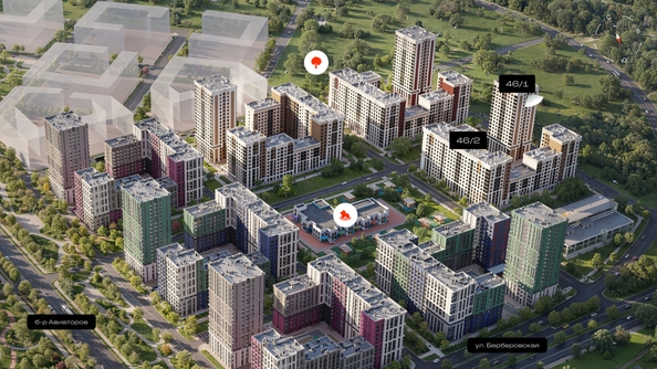 
  Продается 1-комн. квартира 39.5 м², в ЖК Эстет, литер 46.1. Фото 2.