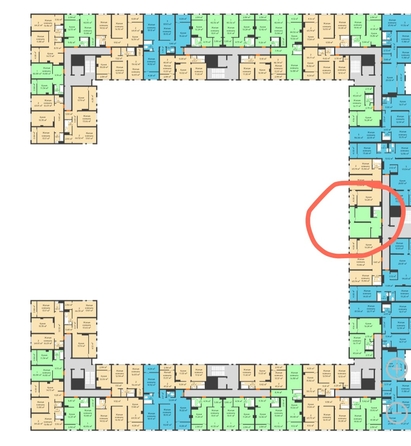 
  Продается 1-комн. квартира 40.2 м². Фото 11.
