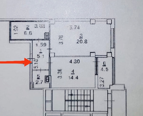 
  Продается 2-комн. квартира 54.1 м². Фото 32.