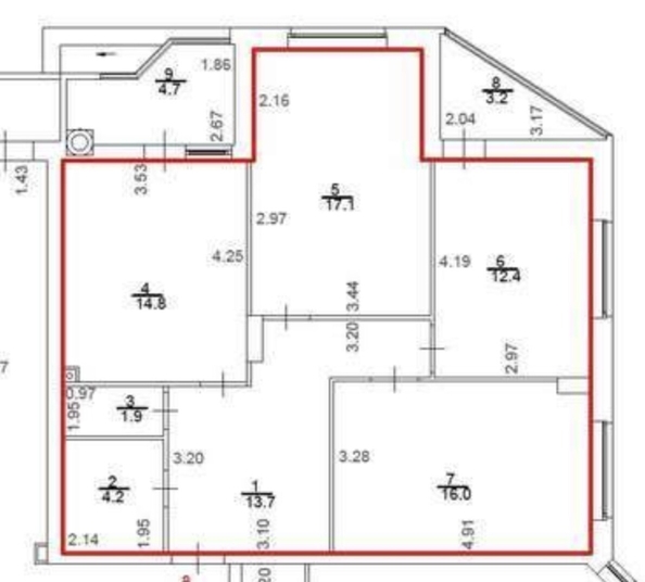 
  Продается 3-комн. квартира 86 м². Фото 29.
