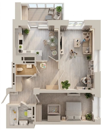 
  Продается 2-комн. квартира 65 м². Фото 1.