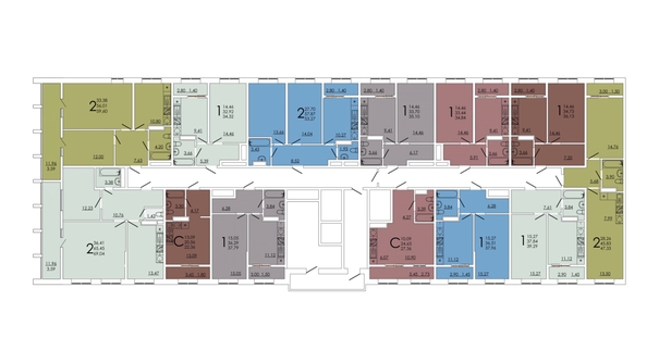 
  Продается 2-комн. квартира 47.33 м², в ЖК Фрейм, 11А. Фото 3.