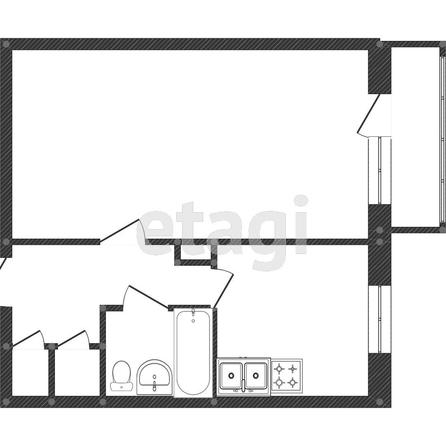 
   Продам 1-комнатную, 26.3 м², Ленина пр-кт, 36А

. Фото 1.