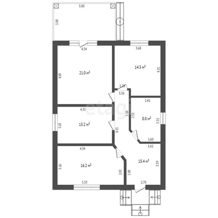 
   Продам дом, 79.6 м², Новочеркасск

. Фото 2.