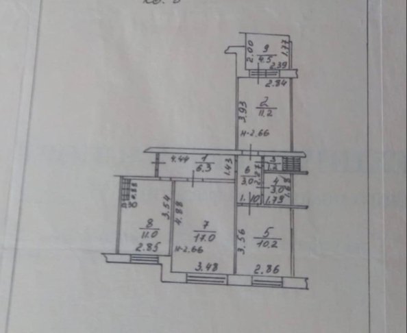 
   Продам 3-комнатную, 65 м², Восточная ул, 11

. Фото 3.