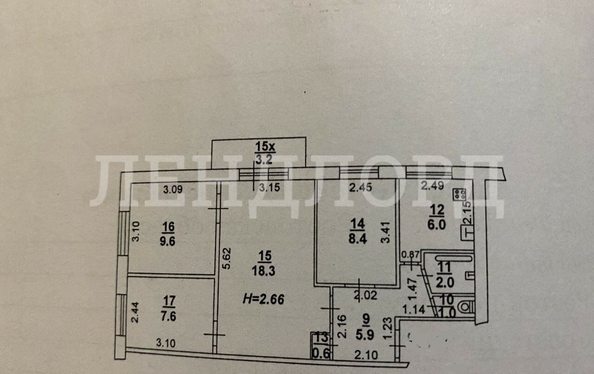 
   Продам 4-комнатную, 59.4 м², Коммунистический пр-кт, 21/4

. Фото 4.