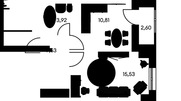 
   Продам 1-комнатную, 40.39 м², Культура, дом 2

. Фото 1.