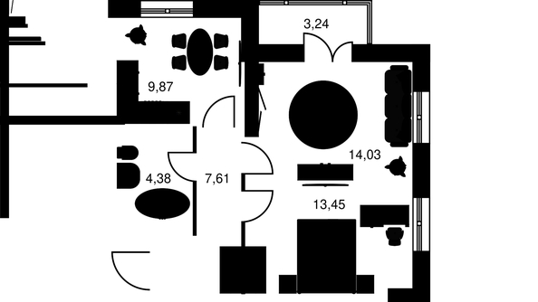 
   Продам 2-комнатную, 53.33 м², Культура, дом 2

. Фото 1.