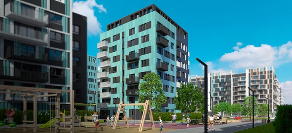 
  Продается 1-комн. квартира 41.36 м², в ЖК Соседи, Этап 1 корпус 2. Фото 2.