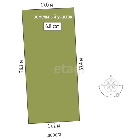 
  Продам  участок ИЖС, 6.8 соток, Темерницкий

. Фото 1.