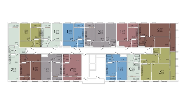 
  Продается 2-комн. квартира 59.6 м², в ЖК Фрейм, 11А. Фото 4.