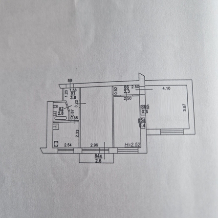 
   Продам 2-комнатную, 45 м², Ларина ул, 9

. Фото 7.