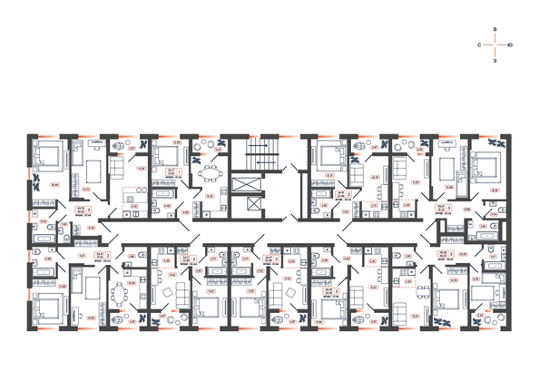
  Продается 3-комн. квартира 62.62 м², в ЖК Темп, дом 1. Фото 21.