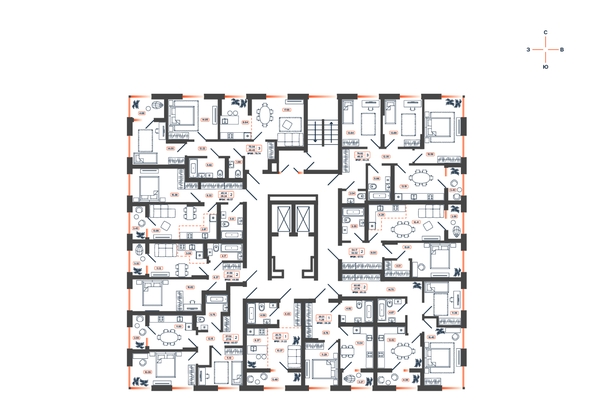 
  Продается 1-комн. квартира 39.28 м², в ЖК Темп, дом 2. Фото 21.