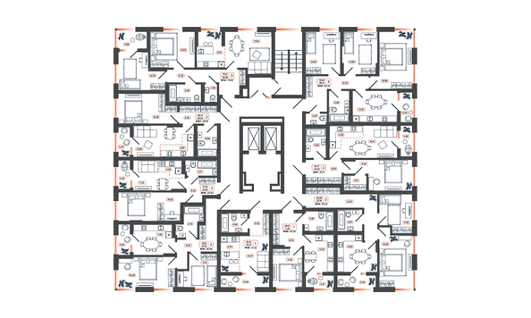 
  Продается 3-комн. квартира 83.23 м², в ЖК Темп, дом 3. Фото 21.