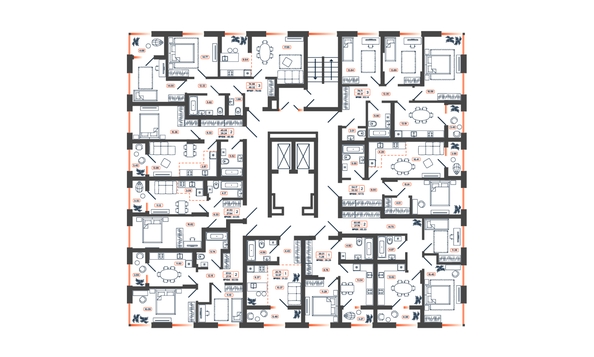 
  Продается 2-комн. квартира 44.85 м², в ЖК Темп, дом 3. Фото 21.