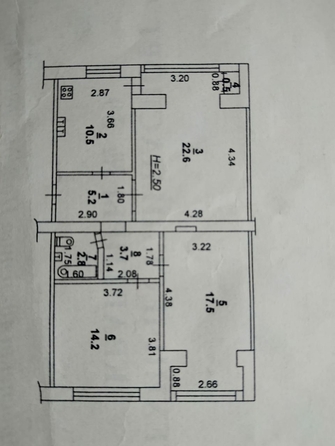 
   Продам 3-комнатную, 77 м², 40-летия Победы пр-кт, 65 к 11

. Фото 6.