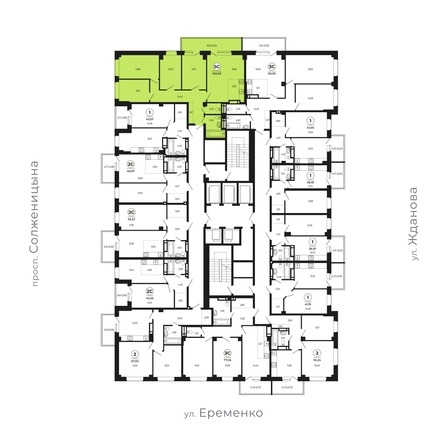 
   Продам 5-комнатную, 100.58 м², Сокольники, литера 10

. Фото 3.