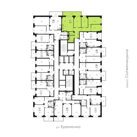 
   Продам 5-комнатную, 100.63 м², Сокольники, литера 9

. Фото 1.