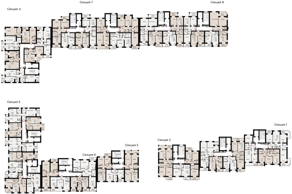 
   Продам 2-комнатную, 52.45 м², Курортный квартал Ривьера, дом 1

. Фото 1.