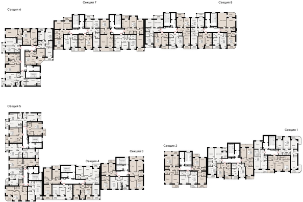 
   Продам 2-комнатную, 68.59 м², Курортный квартал Ривьера, дом 1

. Фото 1.