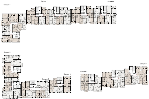 
   Продам 1-комнатную, 46.17 м², Курортный квартал Ривьера, дом 1

. Фото 1.