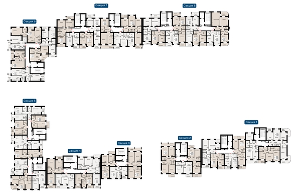 
  Продается 1-комн. квартира, 44.77 м², ЖК Курортный квартал Ривьера, дом 1
. Фото 1.