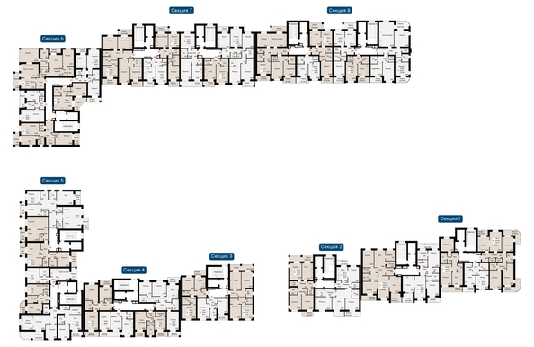 
  Продается 3-комн. квартира, 104.11 м², ЖК Курортный квартал Ривьера, дом 1
. Фото 1.