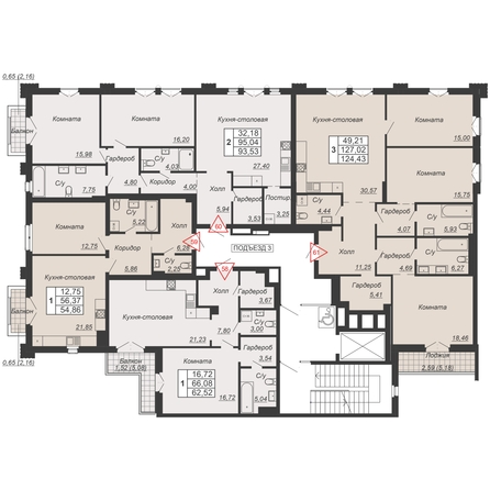 
  Продается 1-комн. квартира, 62.52 м², ЖК Дом-резиденция Собрание
. Фото 2.