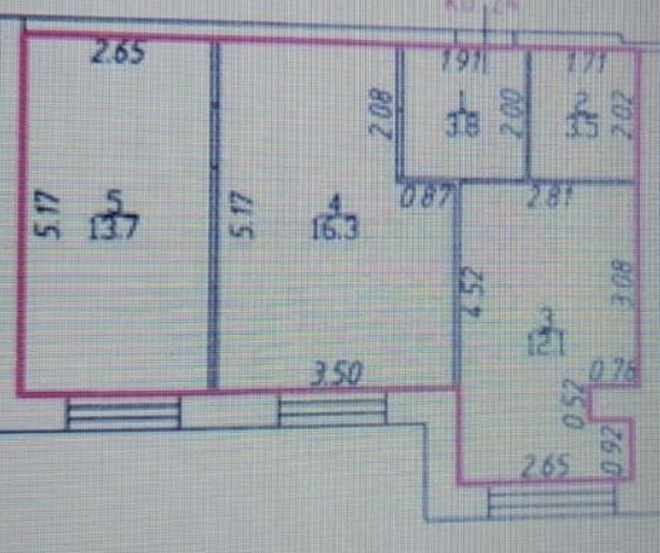 
   Продам 2-комнатную, 49 м², Центральная ул, 3

. Фото 18.