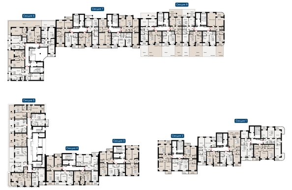 
  Продается 1-комн. квартира, 47.59 м², ЖК Курортный квартал Ривьера, дом 1
. Фото 1.