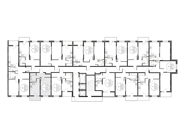 
  Продается 1-комн. квартира, 35.9 м², ЖК Панорама на Театральном, литера 1
. Фото 2.