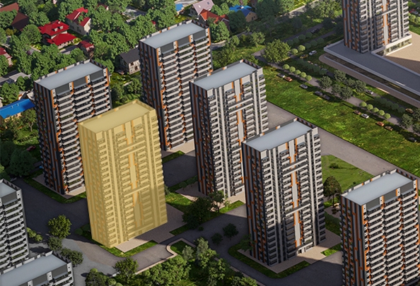 
   Продам 1-комнатную, 41.1 м², Западные Аллеи, литера 6.2

. Фото 2.