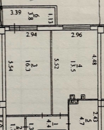 
  Продается 1-комн. квартира, 41 м², Халтуринский пер, д. 206в/106
. Фото 11.