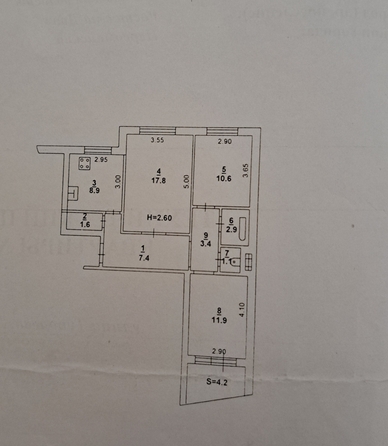 
  Продается 3-комн. квартира, 67.7 м², Туполева ул, д. 9
. Фото 20.
