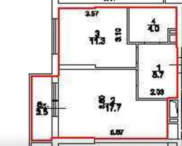 
  Продается 1-комн. квартира, 38.7 м², Жмайлова ул, д. 19а
. Фото 2.