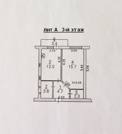 
  Продается 1-комн. квартира, 38.3 м², Благодатная ул, д. 241
. Фото 11.