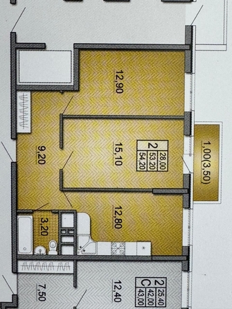 
  Продается 3-комн. квартира, 57 м², Мечникова ул
. Фото 8.