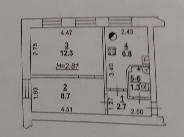 
  Продается 2-комн. квартира, 32 м², Турмалиновская ул, д. 81
. Фото 15.