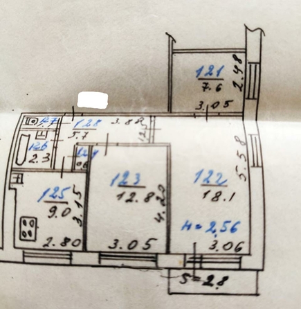 
  Продается 3-комн. квартира, 60 м², 2-я Краснодарская ул, д. 163
. Фото 10.