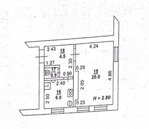 
  Продается 1-комн. квартира, 31.4 м², 1-я Краснодарская ул, д. 29
. Фото 12.