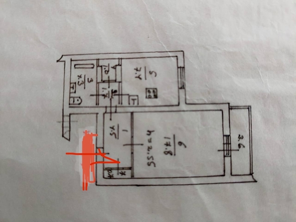 
  Продается 1-комн. квартира, 40 м², Театральный пр-кт, д. 47
. Фото 7.