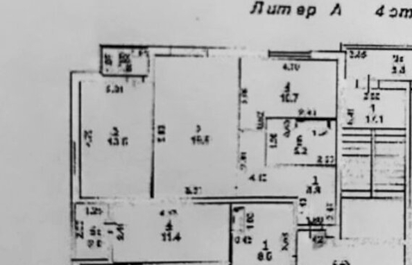 
  Продается 2-комн. квартира, 60 м², Островского пер, д. 1а
. Фото 17.