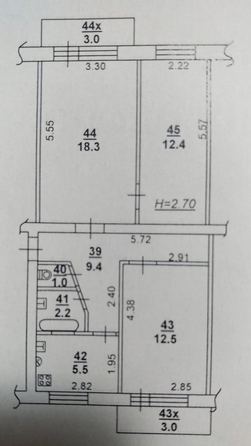
  Продается 3-комн. квартира, 82 м², Сельмаш пр-кт, д. 102
. Фото 10.