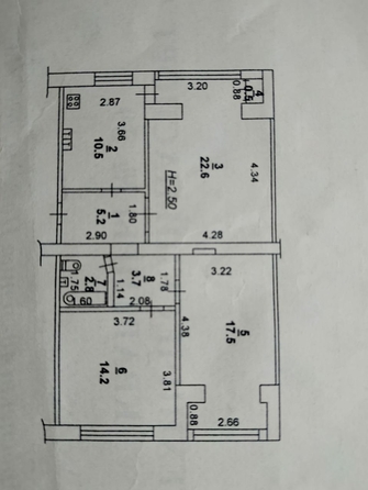 
  Продается 3-комн. квартира, 77 м², 40-летия Победы пр-кт, д. 65
. Фото 6.