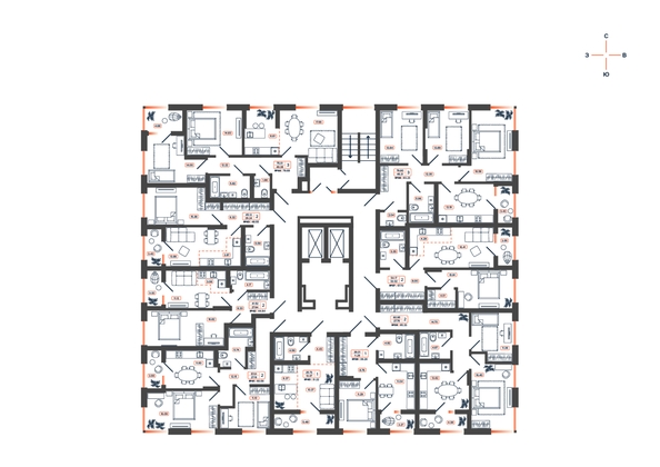 
  Продается 2-комн. квартира, 44.84 м², ЖК Темп, дом 2
. Фото 16.