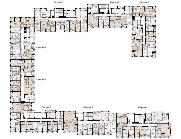 
  Продается 1-комн. квартира 42.3 м², в  Курортный квартал Ривьера, I оч. Фото 1.