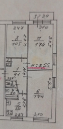 
  Продается 3-комн. квартира, 62 м², Капустина ул, д. 22
. Фото 14.