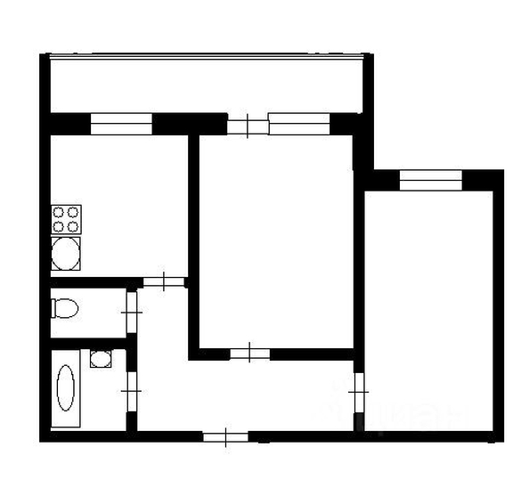 
  Продается 2-комн. квартира, 50.7 м², 2-й Пятилетки ул, д. 6
. Фото 12.